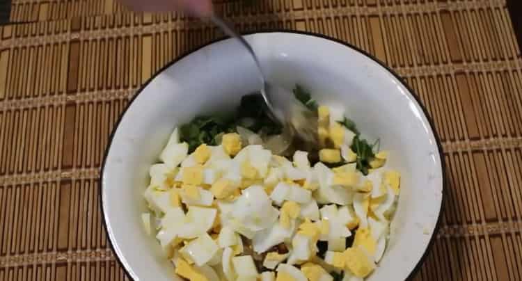 To prepare the sea language in the oven, prepare the filling