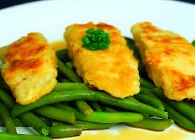 Sea language in batter - very fast and tasty