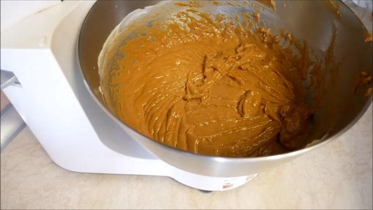 the filling for the waffle rolls is ready