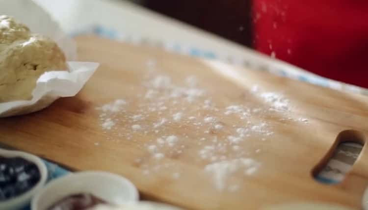 To make croissants, prepare the ingredients