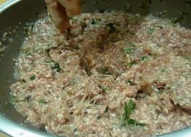 Very tasty and juicy stuffing for minced meat pasties