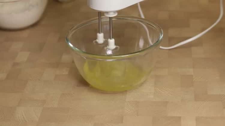 To prepare a cake without yeast, prepare the ingredients