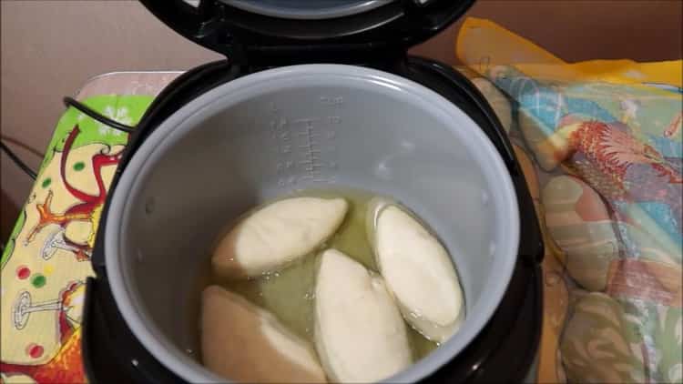 To make pies in a slow cooker, fry pies