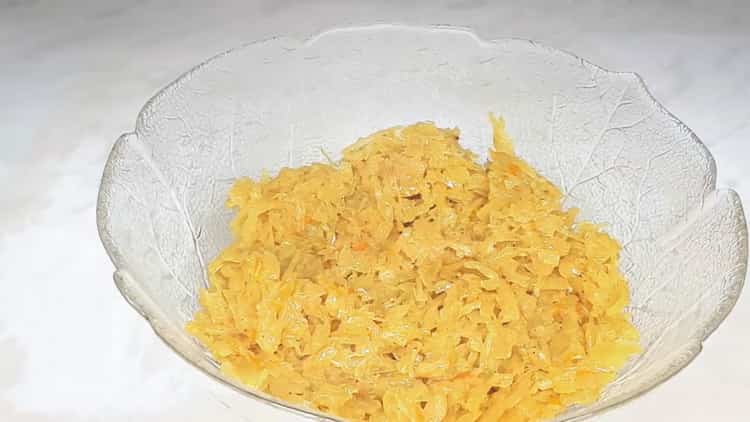 Sauerkraut pies: step by step recipe with photo