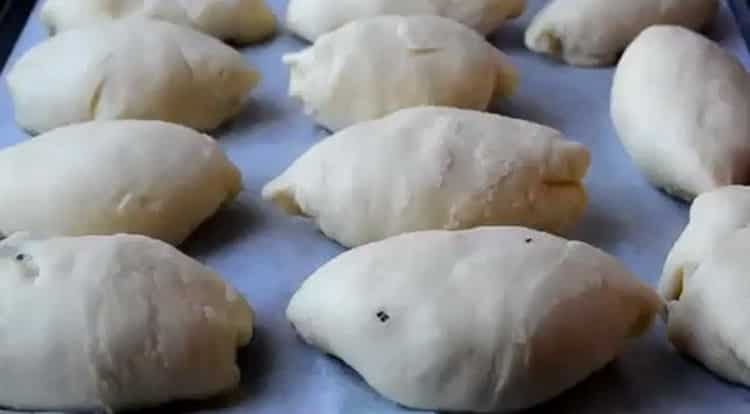 To prepare pies with poppy seeds, prepare a baking sheet
