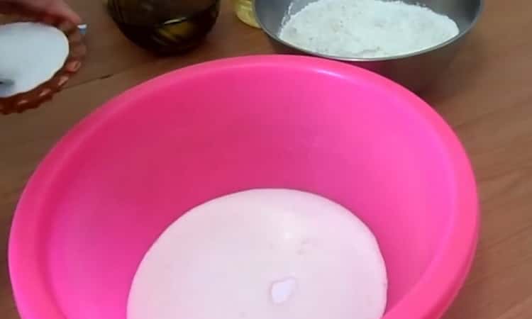 Cooking yogurt donuts