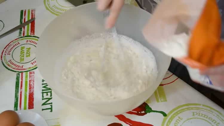 To make a magnificent yeast dough, prepare a dough