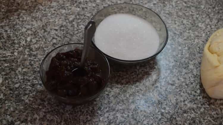 To make bagels, prepare the filling