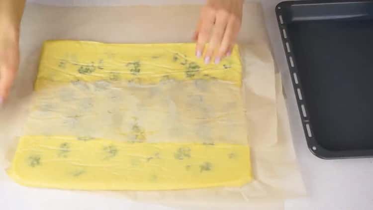 To make red fish roll, preheat the oven