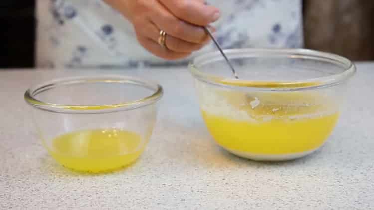 Melt butter to make pies