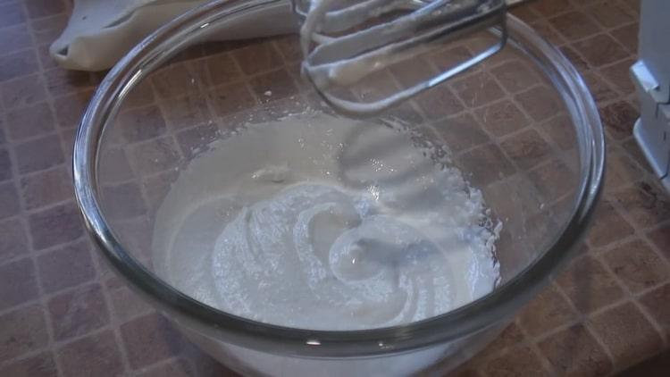 For Easter cakes, prepare egg glaze