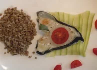 Catfish steak in the oven according to a step by step recipe with photo