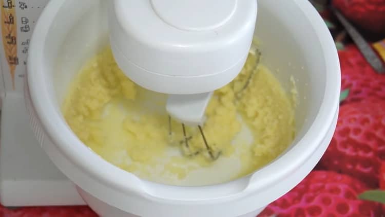 Prepare the ingredients for the cupcakes.