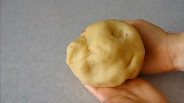 the dough for pies without yeast is ready