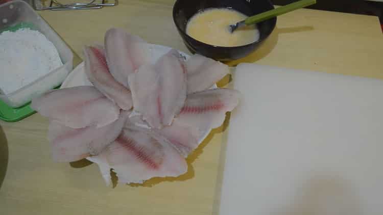 Prepare the ingredients for tilapia