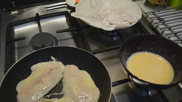 Fry fish to make tilapia