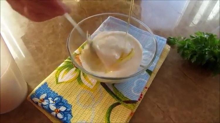 To prepare Turkish cakes, prepare a dough