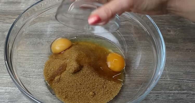 Prepare the ingredients for the pumpkin muffin