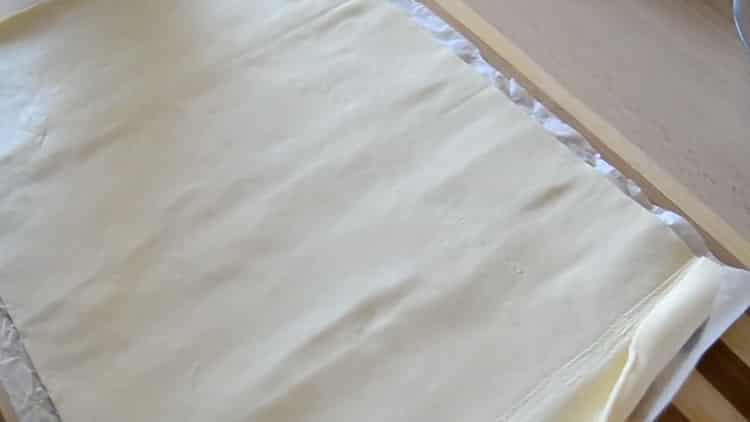 To prepare puff pastry ears, prepare the ingredients