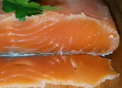 Lightly salted trout - a home-made recipe