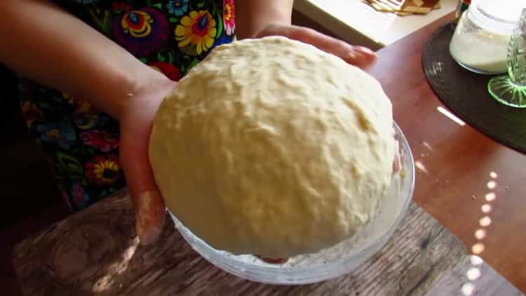 To prepare khachapuri in a pan, prepare the dough