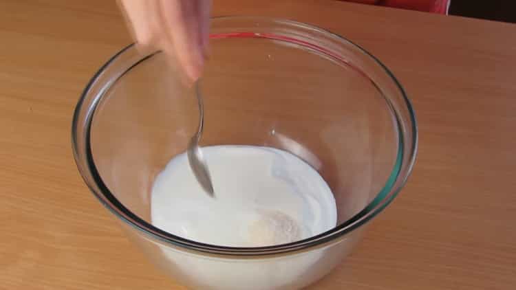 Cooking khachapuri with cottage cheese and cheese