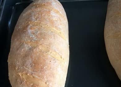 Tasty and fragrant whey bread at home