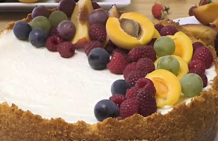 New York cheesecake is ready