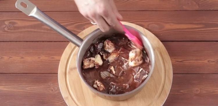 For making chocolate muffins. prepare the ingredients