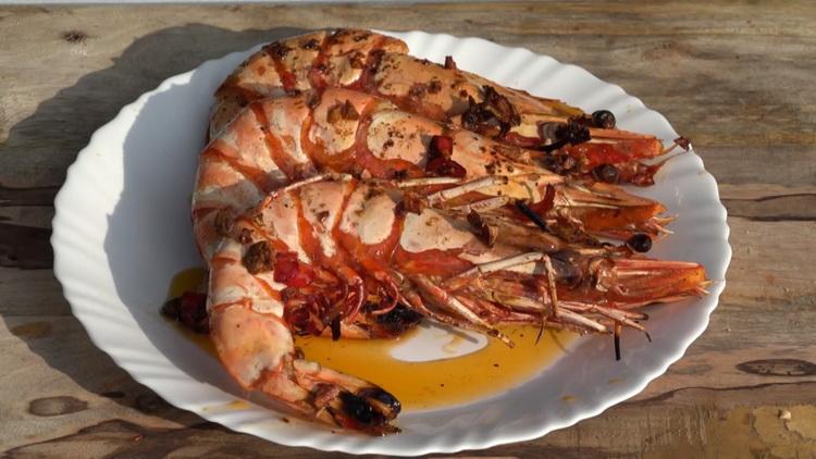 Tiger prawns step by step recipe with photo