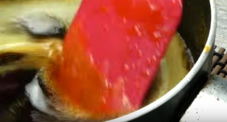 Next, enter the gelatin.