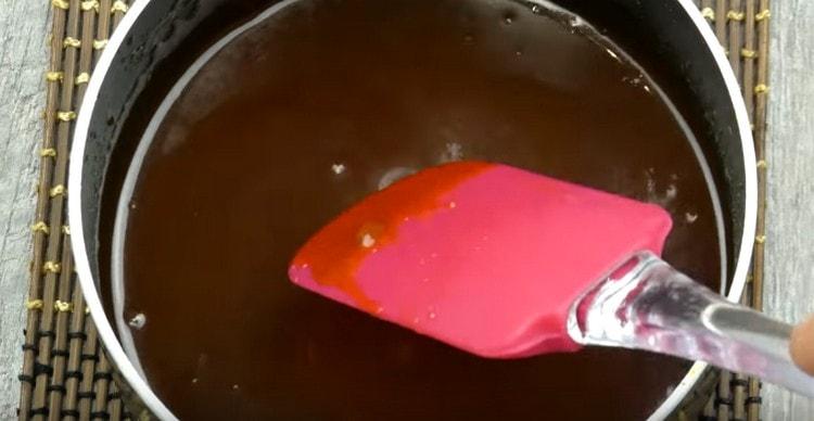 Add salt and let the caramels cool slightly.