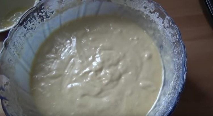 The dough is pretty thick.