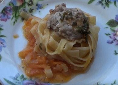 Pasta nests with minced meat - lunch in half an hour 🍝