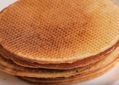 We prepare delicious Dutch waffles at home according to a step-by-step recipe with a photo.