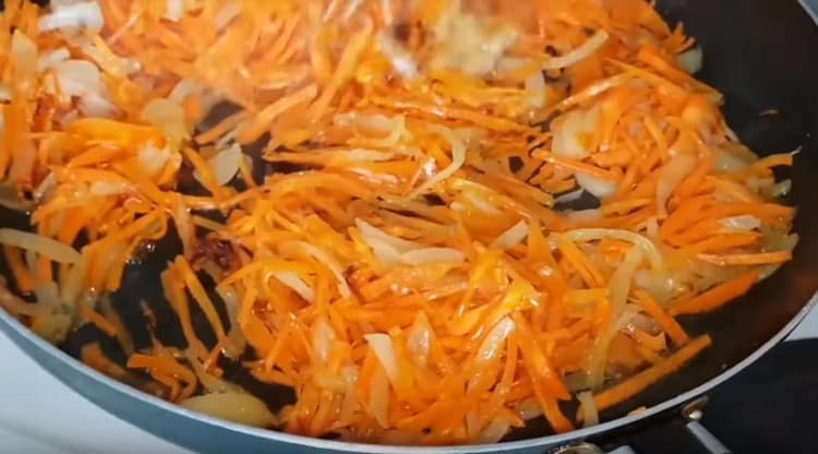 We pass the vegetables together.