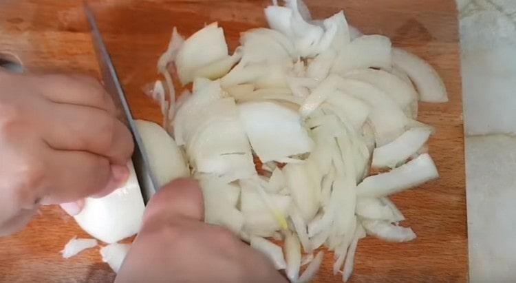 Chop the onion.