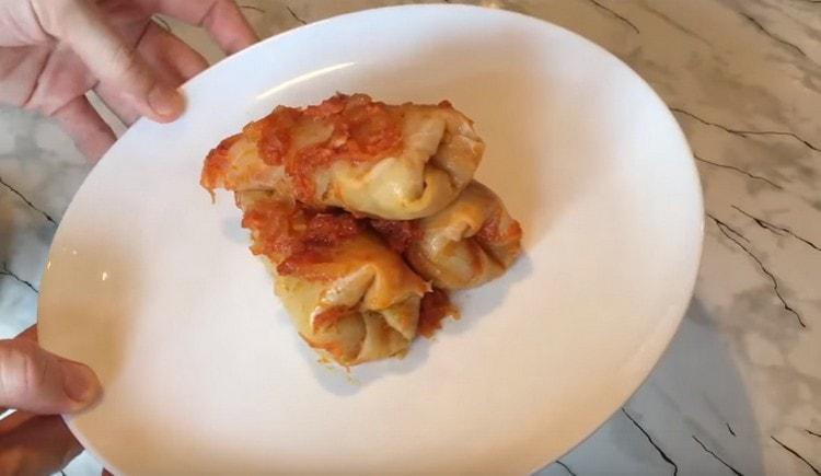 This recipe for stuffed cabbage with rice will appeal to those who want to try a suto vegetable dish.