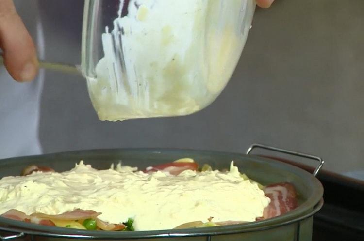 To make noodles, fill