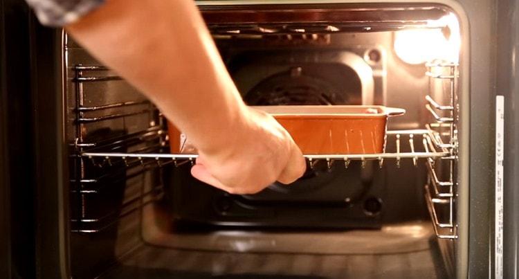 Put the squid form in the oven.