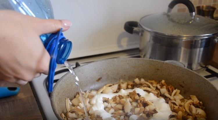 Add some water as well.