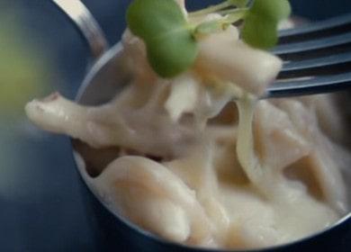 Squid in the form of julienne: a recipe with step by step photos and videos.