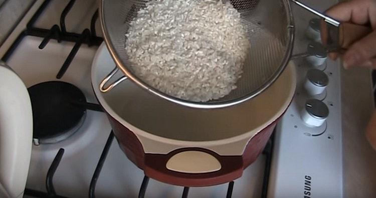 rice is well washed.