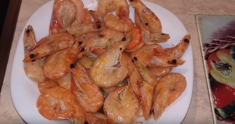 Boiled shrimp is ready!