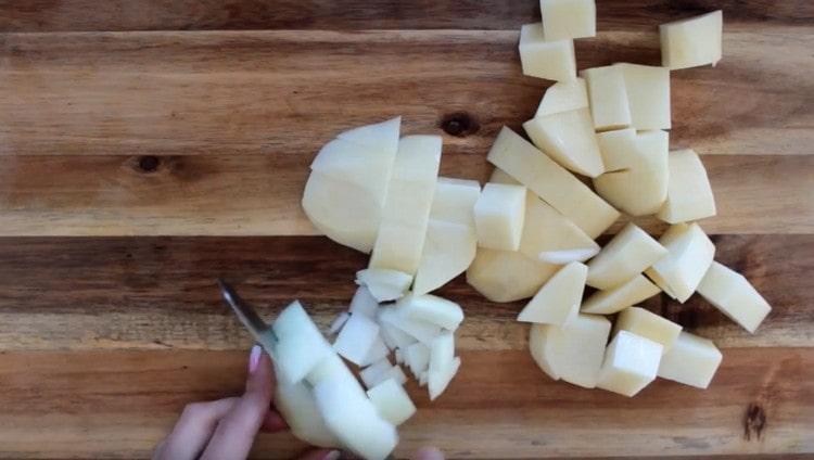 We also chop onions.