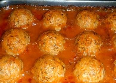 How to learn how to cook delicious chicken meatballs in the oven 🍗