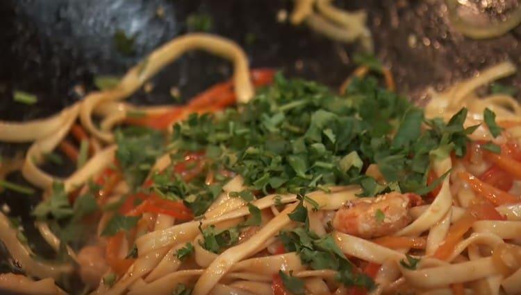 Sprinkle with chopped cilantro.