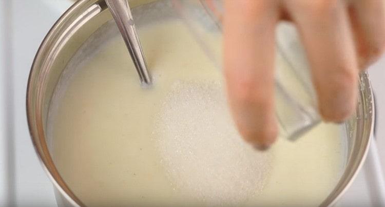 Add a pinch of salt and sugar to taste.