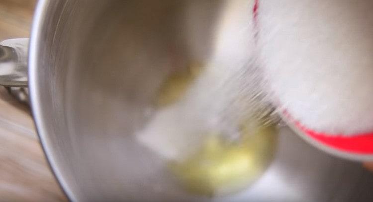 Mix the proteins with sugar.