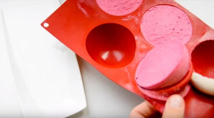 harden the dessert should in the freezer.